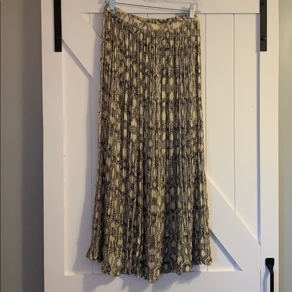 Printed maxi skirt